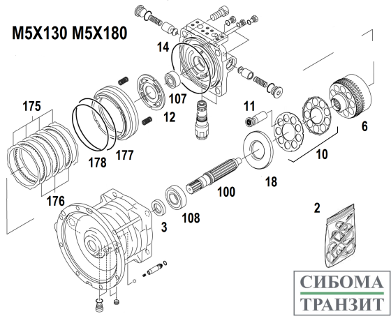 M5X180