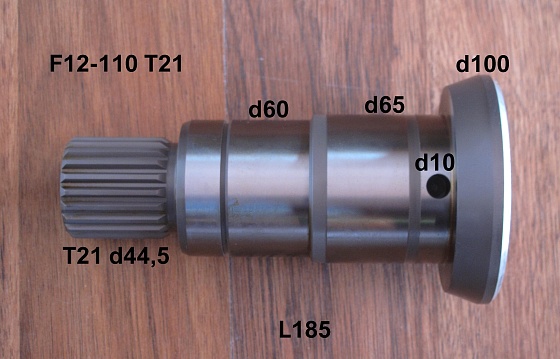 Ведущий вал D T21d44.5 L185