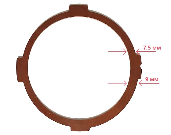 Кольцо 133.2x2