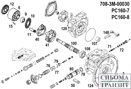 708-3M-00030 MAIN PUMP