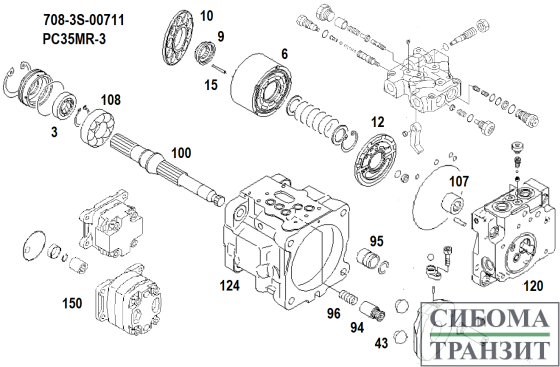 708-3S-00711 MAIN PUMP