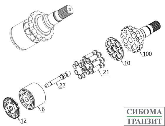 706-7K-01180 SWING MOTOR