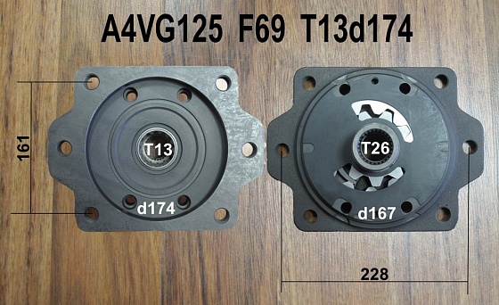 Шестерённый насос F69 T13d152.4