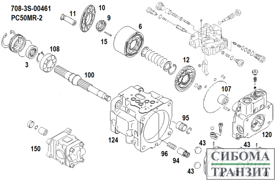 708-3S-00461 MAIN PUMP