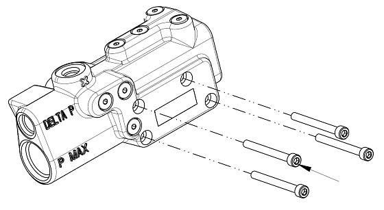 Болт регулятора M5X50