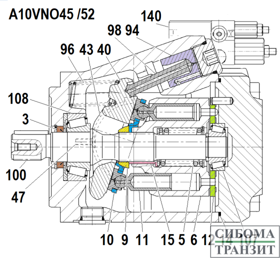 A10VNO45 /52