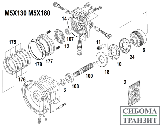 M5X130